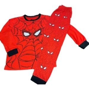 SOLD Boys Spider-Man PJs Set - Long Sleeve & Pants GUC